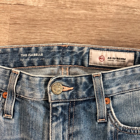 AG Jeans the Isabelle high rise straight crop 25 - Picture 6 of 7